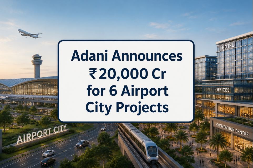 Adani Announces ₹20,000 Crore Airport City Project Across Six Indian Airports, Mumbai Region to Get Biggest Share